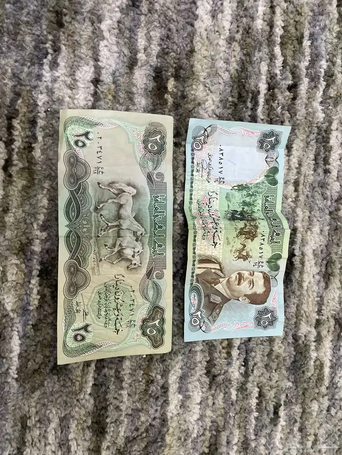 للبيع فلوس صدام حسين 0