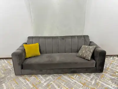 كنب رصاصي أربع قطع 1
