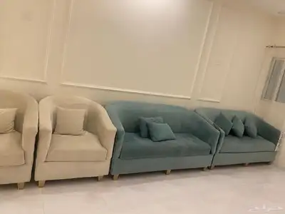 للبيع كنب اربع قطع استخدام نظيف 0