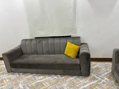 كنب رصاصي أربع قطع 4