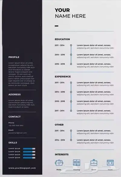 سيره ذاتيه CV ATS 2