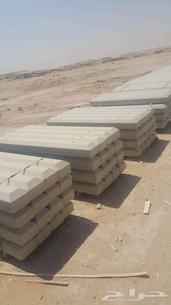 مصدات مواقف حواجز خرسانية زينة حدائق نيوجيرسي 7