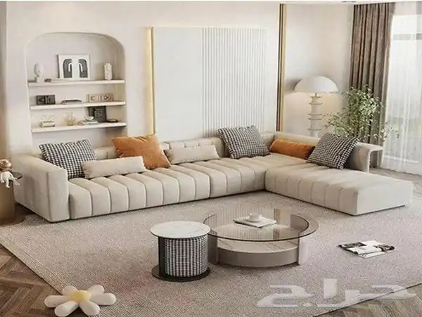 كنب حرف L باسعار المصنع منافسه ( تفصيل انواع اشكال الكنب ) 6