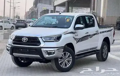 تويوتا هايلكس غمارتين SGLX بنزين اتوماتيك سعودى 2025 ابيض 1
