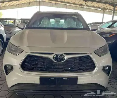 تويوتا هايلاندر GLE ابيض 2025كاش-تمويل 0