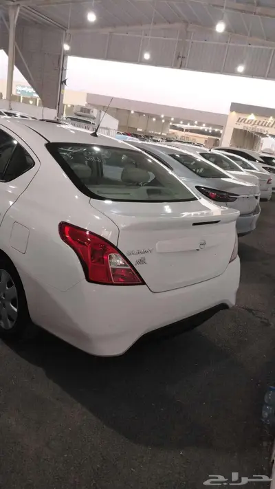 نيسان صني 2022عداد 68 الف كم ابيض بودي ومحركات وكاله 2
