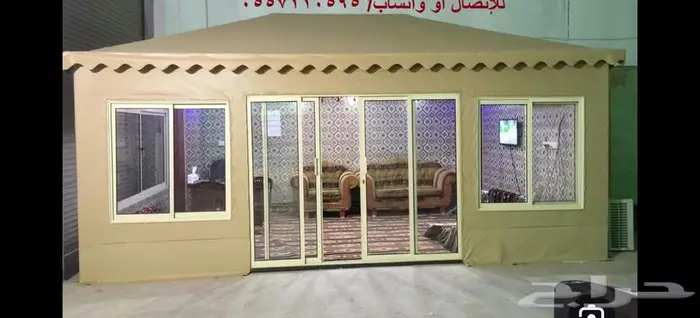 مشاريع خيام معزوله حدبد ساتر خيام والمنيوم الرياض 2