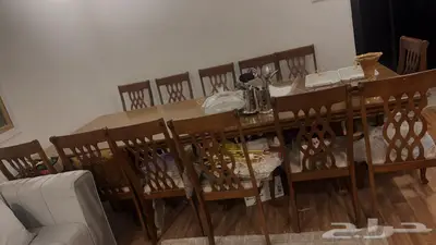 طاولة طعام 12 كرسي 0