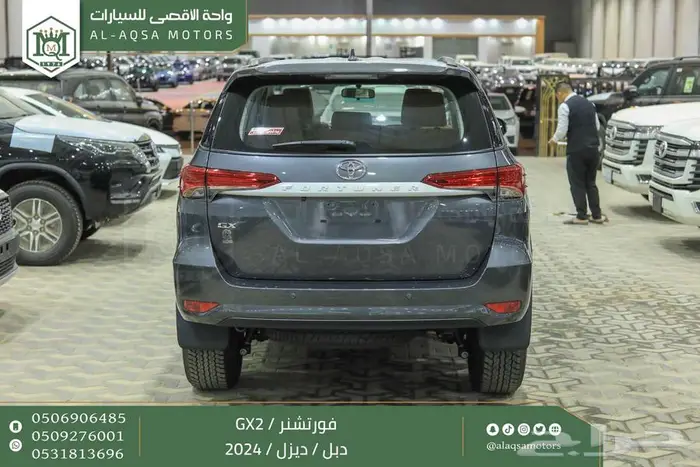 فورتشنر دبل 4 سلندر رمادي ديزل 2024 اقل سعر كاش واقساط 14