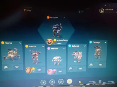 حساب War robots للبيع اندرويد 4