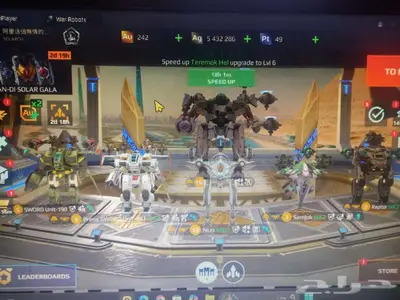 حساب War robots للبيع اندرويد 2