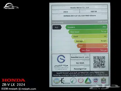 هوندا ZR.V ستاندر خليجي 2024 12