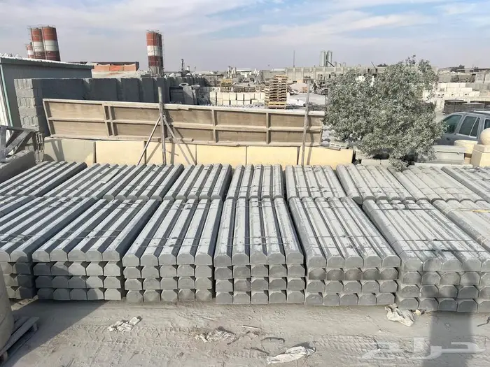 مصدات مواقف حواجز خرسانية زينة حدائق نيوجيرسي 34