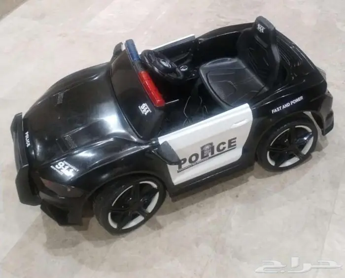 سيارة الشرطة للأطفال كبيرة مع ريموت ومايك 2