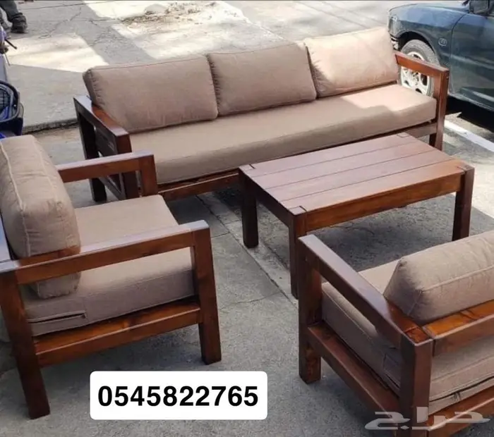 اثاث خارجي خشب سويدي 7