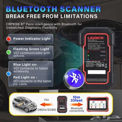 LAUNCH-X431 CRP919X BT OBD2 5