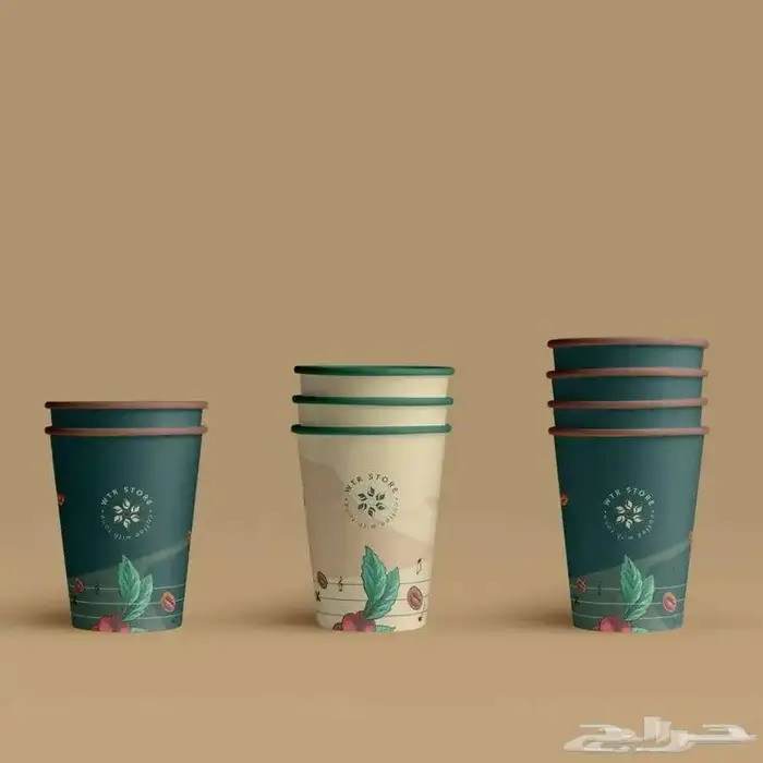 للبيع - أكواب ورقية للشاي والقهوة 0