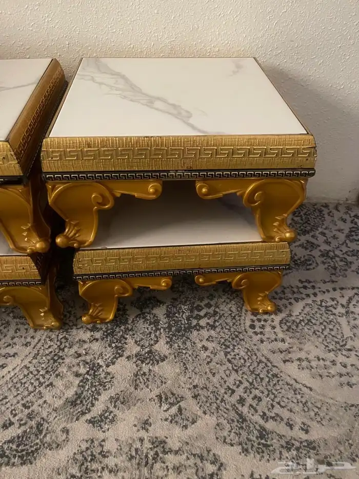 4 قطع طاولات خدمة ارضيه 0
