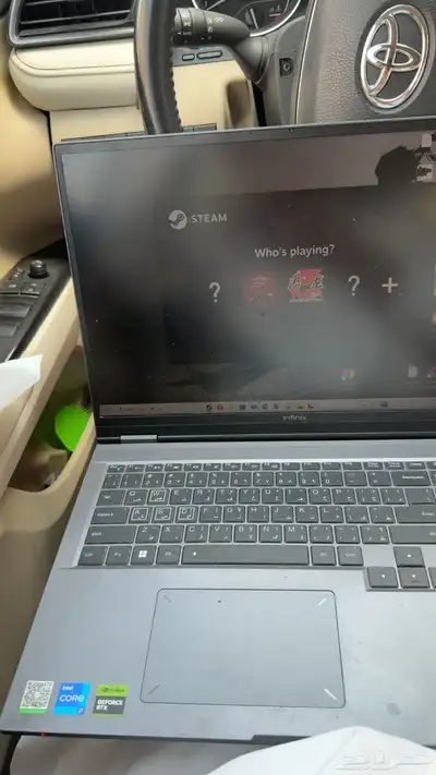 متوفر لابتوب جمينج بشاشة مقاس 16 معالج كورا i7 كرت شاشه 4050 2