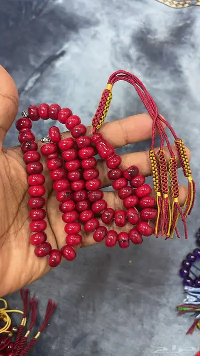 مجموعة سبح خامات اصليه مسكي 72