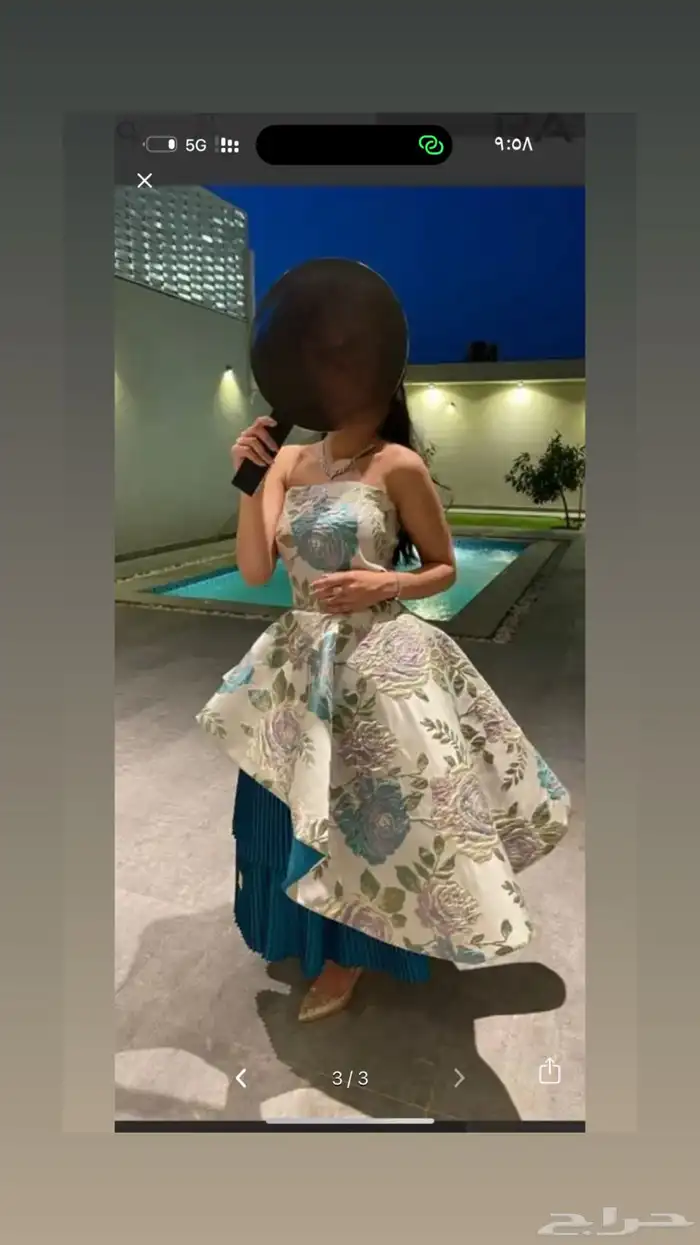 فستان جديد اللبس مره وحده 2