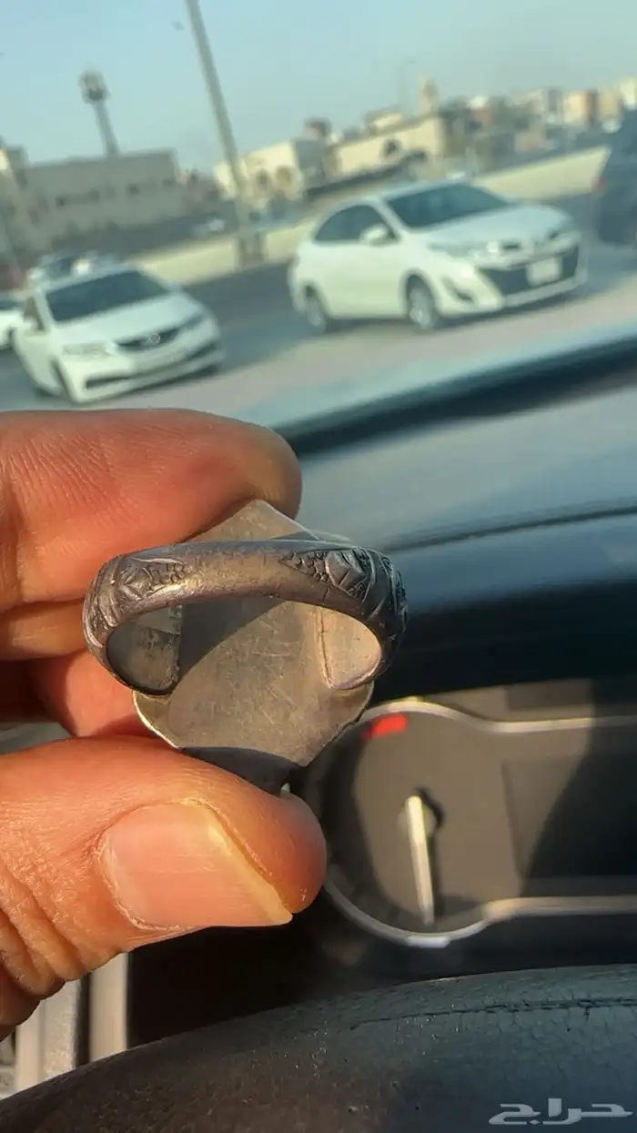 خاتم عقيق قديم أنتيك 4