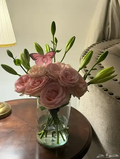 فازه ورد طبيعي 0
