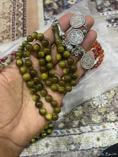 مجموعة سبح خامات اصليه مسكي 71