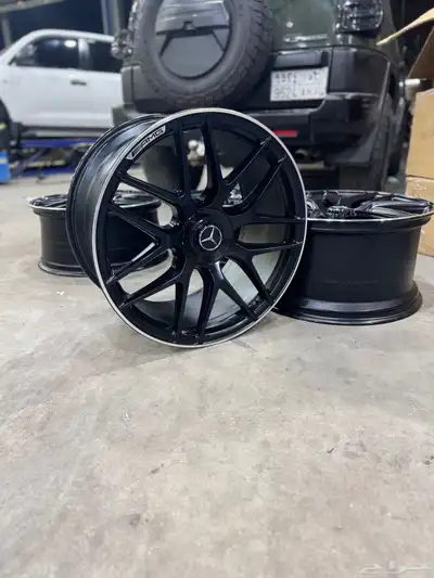 جنوط مرسيدس gle 63s مقاس 22 اصلية وكاله 2
