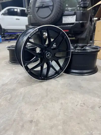 جنوط مرسيدس gle 63s مقاس 22 اصلية وكاله 0