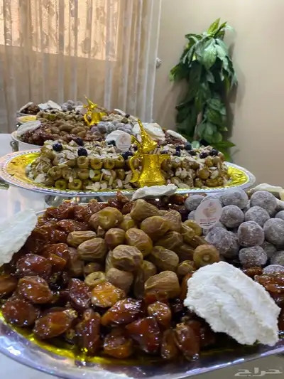 صواني تمر وشعثاء وتمر محشي شغل بكل ذمة ومصداقية 18