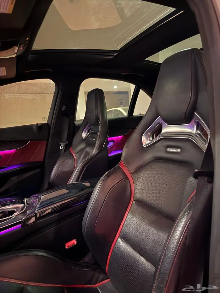 مرسيدس C300 2015 نظيف للمستخدم كت 63 amg مقاعد ريكارو سيت 12