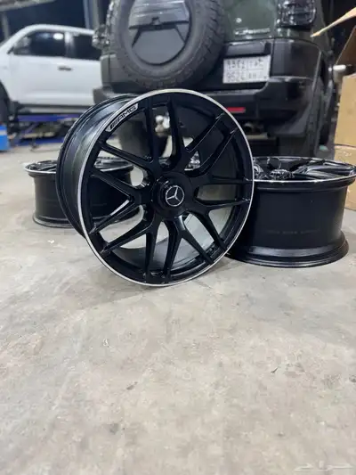 جنوط مرسيدس gle 63s مقاس 22 اصلية وكاله 11