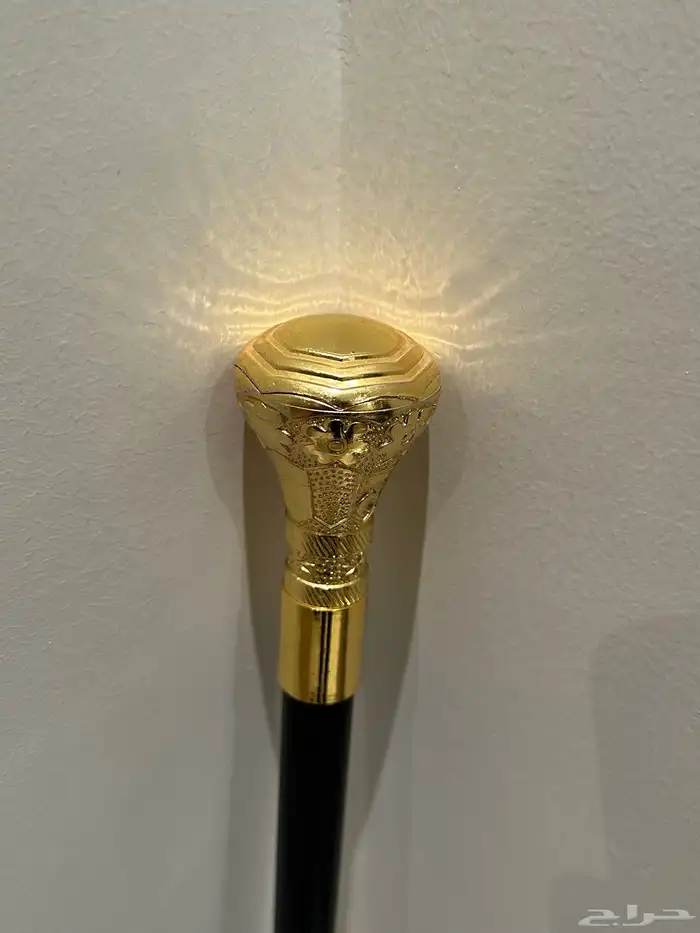 عصا مشي بمقبض راس عتيق قابل للفك و التركيب 3