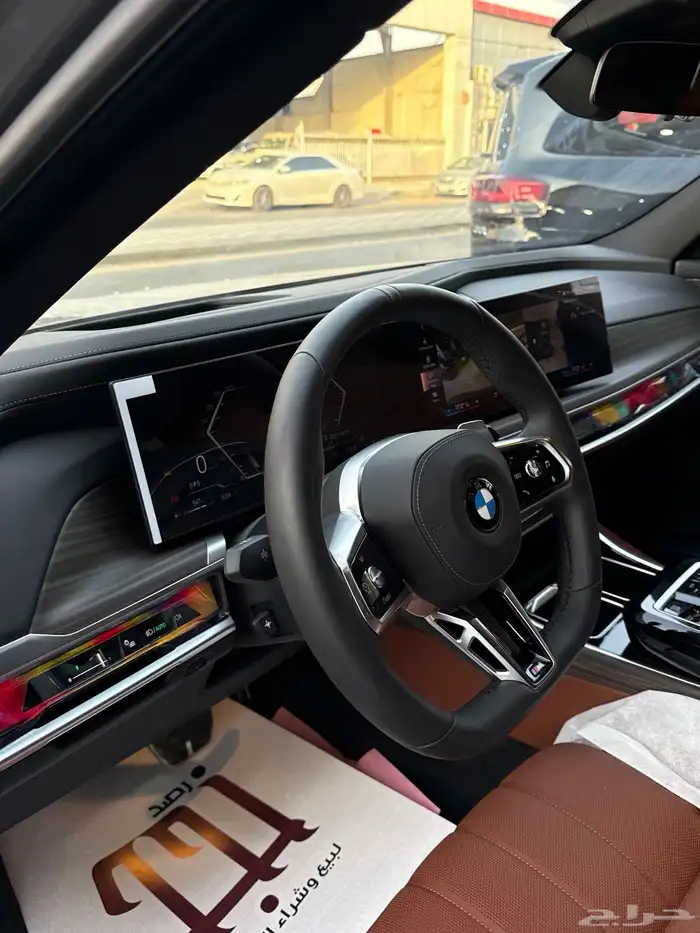 بي ام دبليو 2025 عداد جديد 735 i خليجي 12