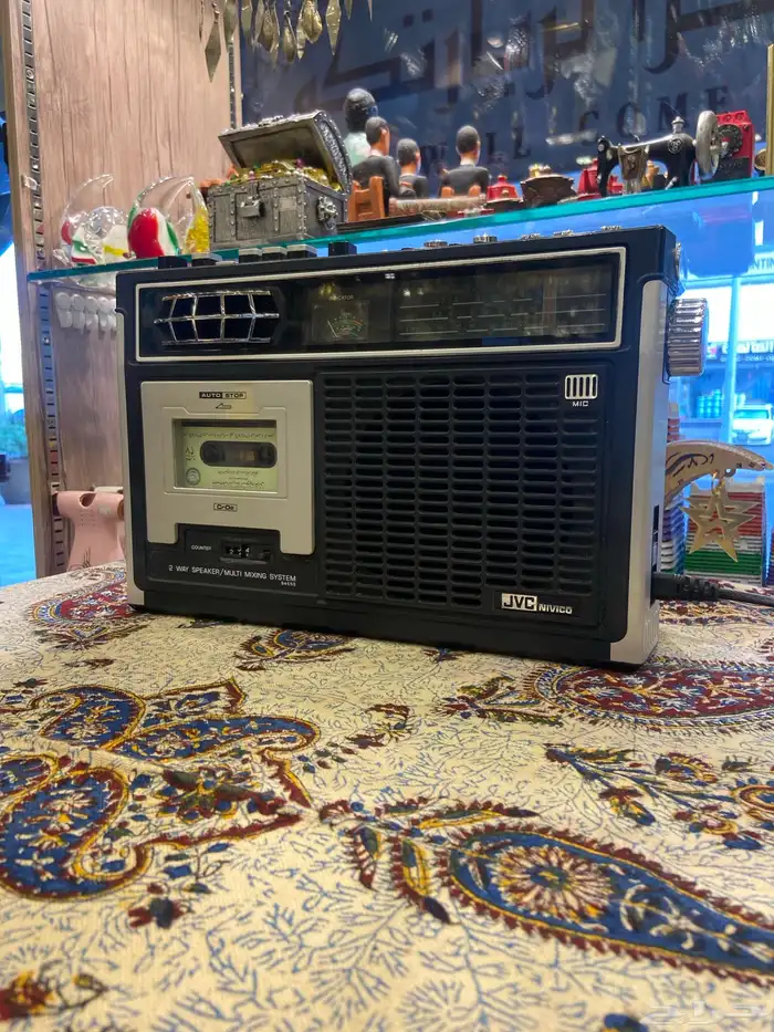 راديو ومسجل JVC ياباني 1
