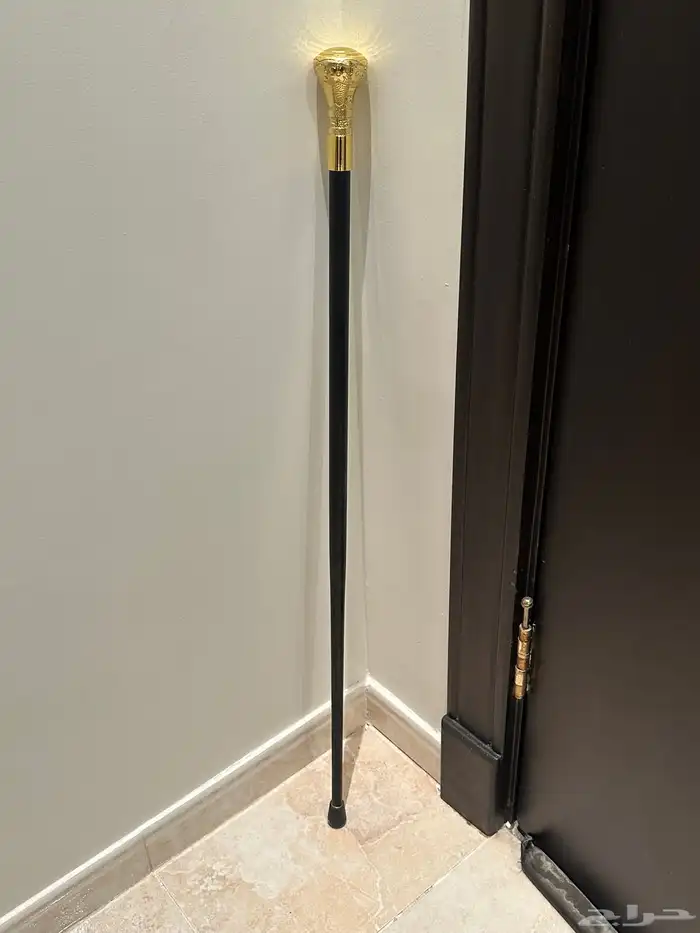 عصا مشي بمقبض راس عتيق قابل للفك و التركيب 4