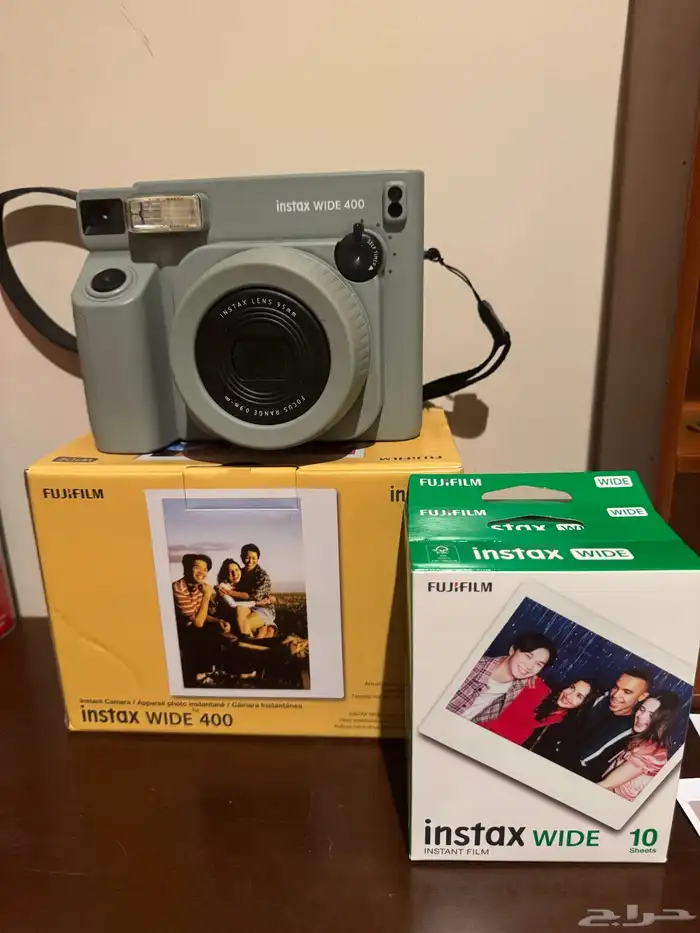 كاميرا Instax Wide 400 الفورية باللون الأخضر 0