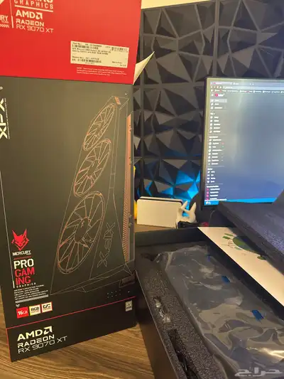 كرت 9070 xt xfx 16gb 2