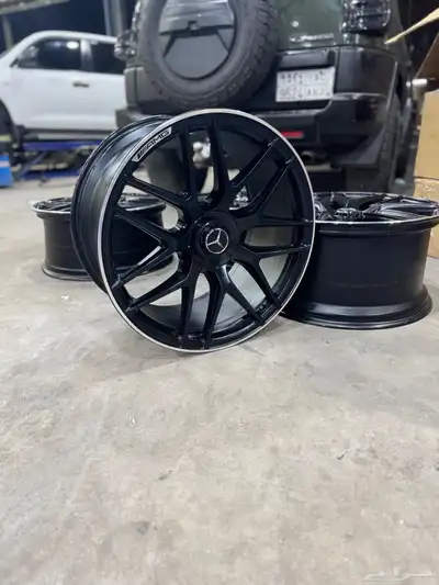 جنوط مرسيدس gle 63s مقاس 22 اصلية وكاله 12