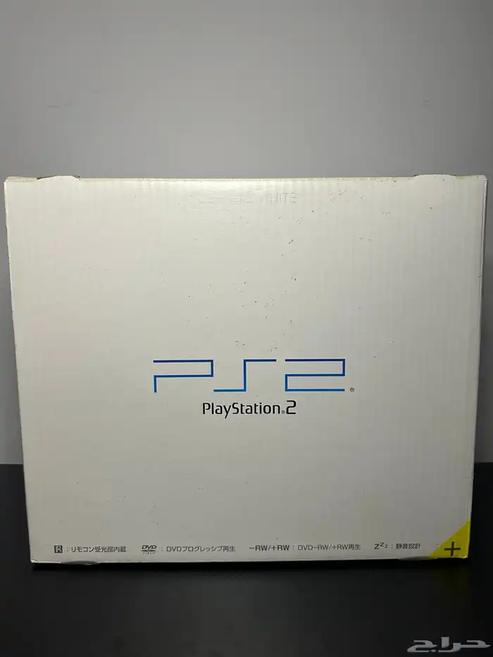 PlayStation 2 Sony white سوني بلايستيشن 2 تو ابيض بكرتونه 1