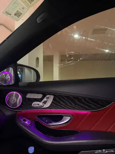 مرسيدس C300 2015 نظيف للمستخدم كت 63 amg مقاعد ريكارو سيت 18