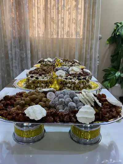 صواني تمر وشعثاء وتمر محشي شغل بكل ذمة ومصداقية 4