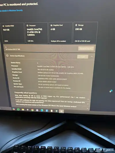 PC بي سي مكتبي استعمال شخصي 0