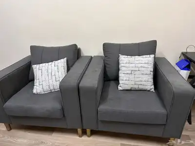 كنب رمادي 3