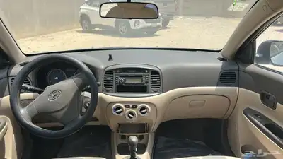 هيونداي اكسنت 2011 فيها راس مكينه فحص دوري منتهي 7