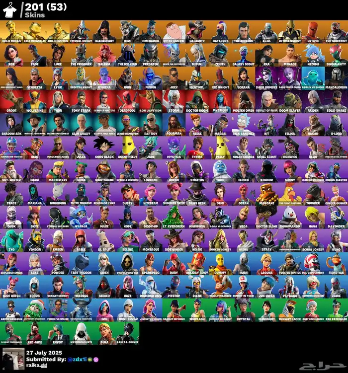 حساب فوت عرق 0