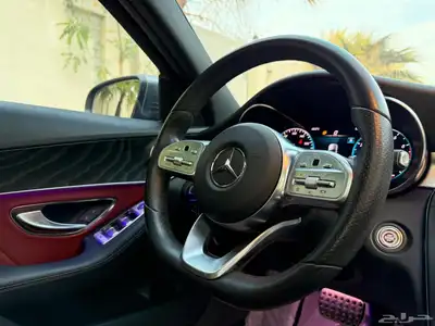 مرسيدس ( C200 ) الموديل 2020 ممشى قليل شبه جديده 35