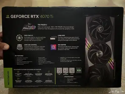 كرت شاشة RTX 4070 Ti MSI 2