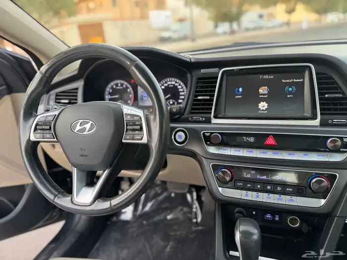 هيونداي سوناتا 2019 فل كامل وكالة ممشى 70 الف فقط 8